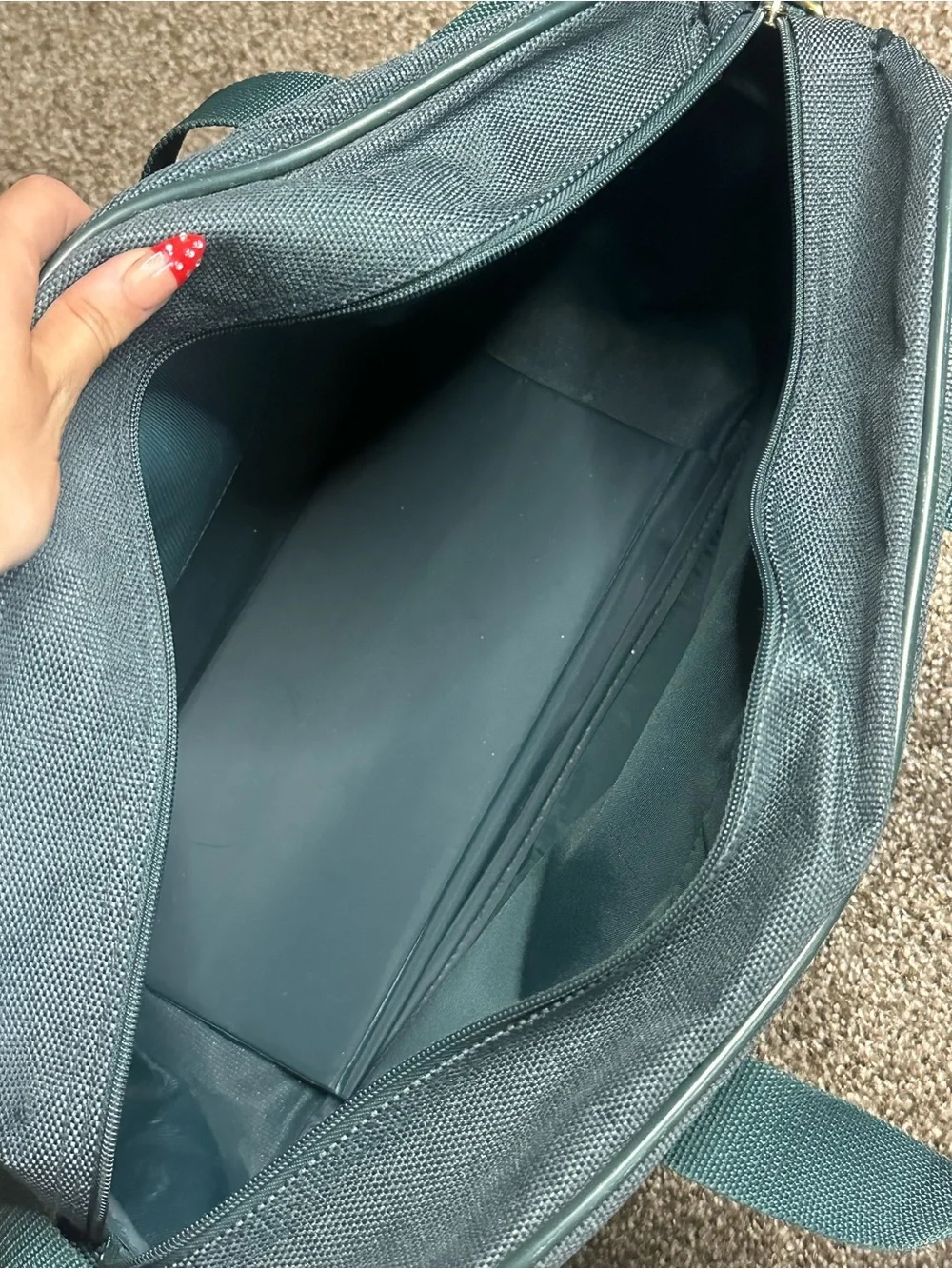 vintage jaguar duffle/messenger bag